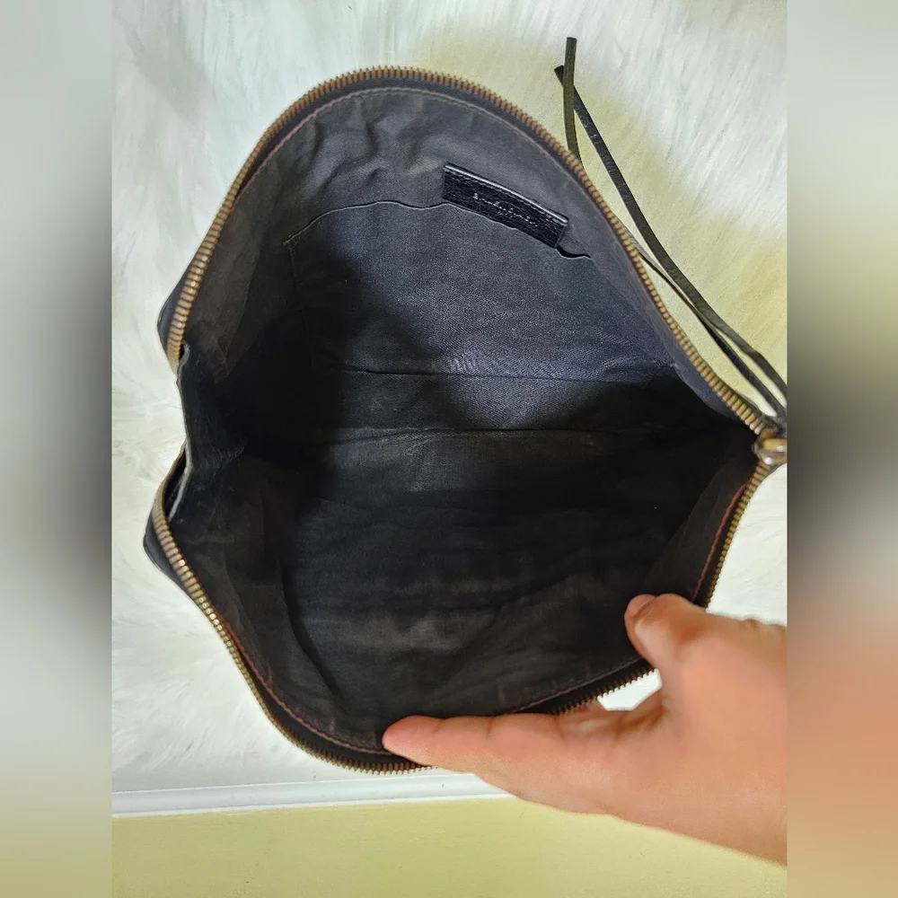 Balenciaga 2015 Lambskin Motocross Classic Zip Around Flat clutch bag - Picture 10 of 17